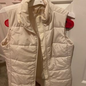 Michael Kors white puff vest